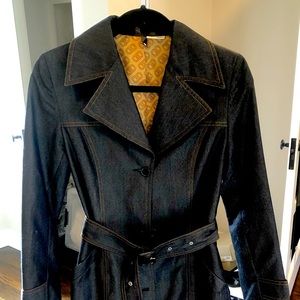 Small Demin Trench Coat